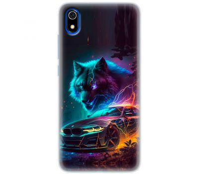 Чохол для Xiaomi Redmi 7A MixCase машини bmw вовк