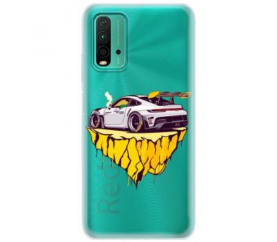 Чохол для Xiaomi Redmi 9T MixCase машини white car