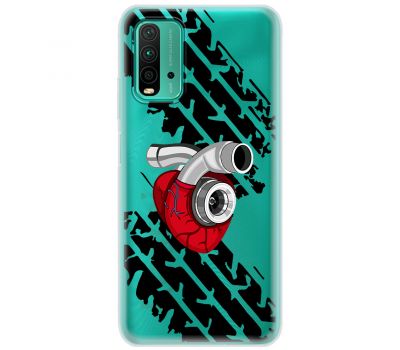 Чохол для Xiaomi Redmi 9T MixCase машини серце машини