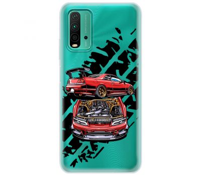 Чохол для Xiaomi Redmi 9T MixCase машини red car