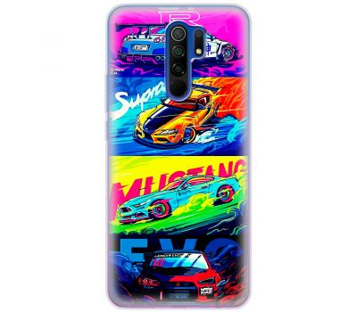 Чохол для Xiaomi Redmi 9 MixCase машини mix car