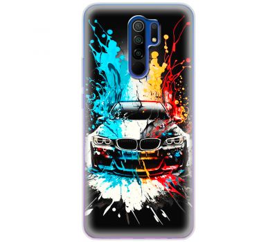 Чохол для Xiaomi Redmi 9 MixCase машини mix color bmw