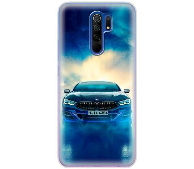 Чохол для Xiaomi Redmi 9 MixCase машини bmw і туман