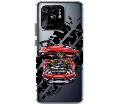 Чохол для Xiaomi Redmi 10C MixCase машини red car