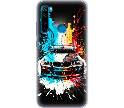 Чохол для Xiaomi Redmi Note 8 MixCase машини mix color bmw