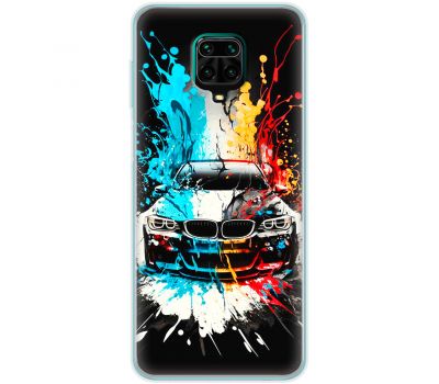 Чохол для Xiaomi Redmi Note 9S / 9 Pro MixCase машини mix color bmw