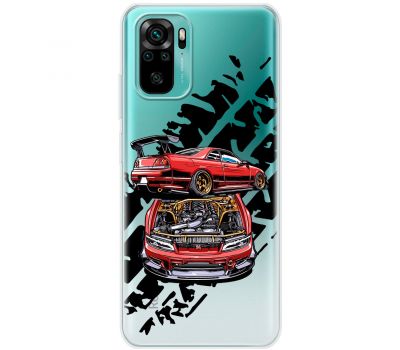 Чохол для Xiaomi Redmi Note 10 / 10s MixCase машини red car