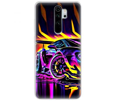 Чохол для Xiaomi Redmi Note 8 Pro MixCase машини в полум'ї