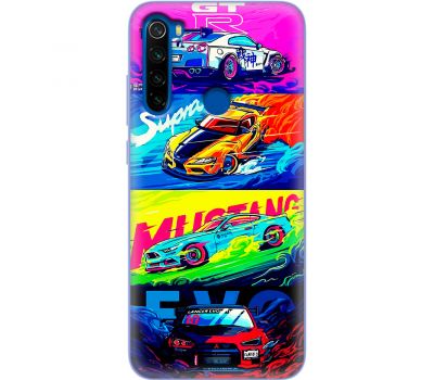 Чохол для Xiaomi Redmi Note 8T MixCase машини mix car