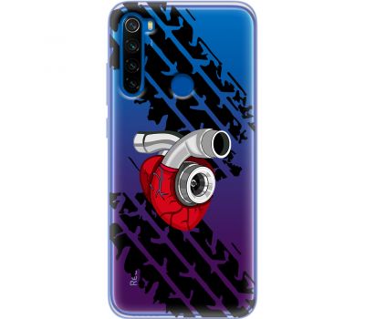 Чохол для Xiaomi Redmi Note 8T MixCase машини серце машини