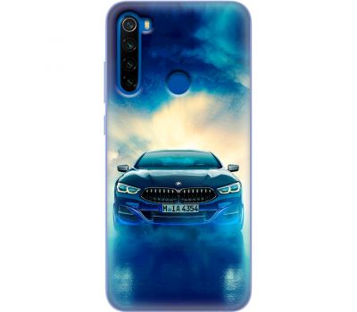 Чохол для Xiaomi Redmi Note 8T MixCase машини bmw і туман