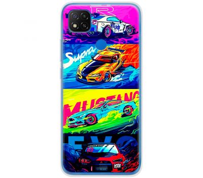 Чохол для Xiaomi Redmi 9C MixCase машини mix car