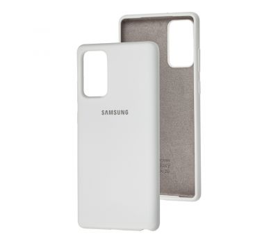 Чохол для Samsung Galaxy Note 20 (N980) Silicone Full білий