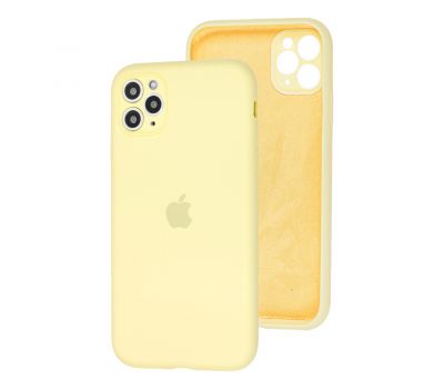 Чохол для iPhone 11 Pro Max Silicone Slim Full camera mellow yellow