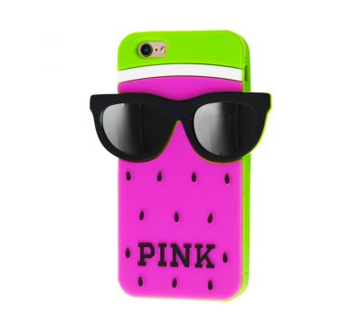 3D чохол Pink для iPhone 6 рожевий кавун