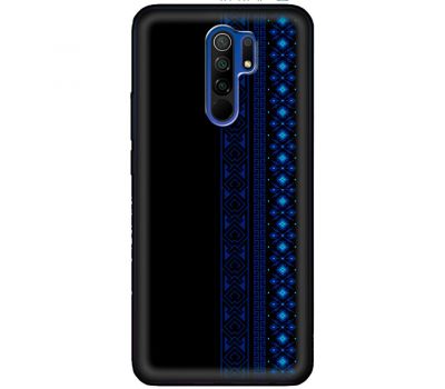 Чохол для Xiaomi Redmi 9 MixCase патріотичні синій колір вишиванки