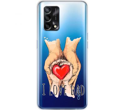 Чохол для Oppo A74 MixCase День батька I Love Dad