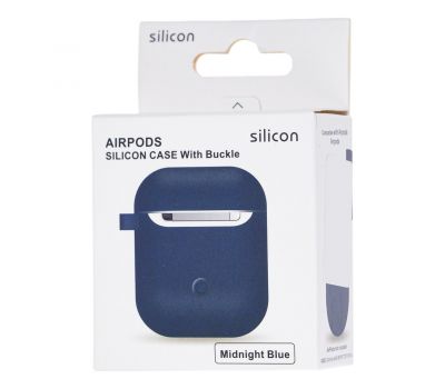 Чохол для Airpods Slim із карабіном синій / midnight blue 3201064