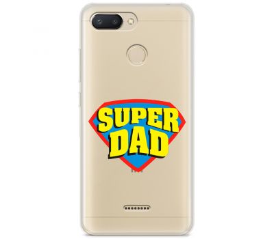 Чохол для Xiaomi Redmi 6 MixCase День батька super Dad