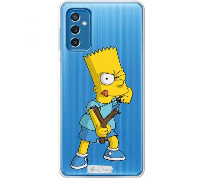 Чохол для Samsung Galaxy M52 (M526) MixCase мультики симсон з рогаткою