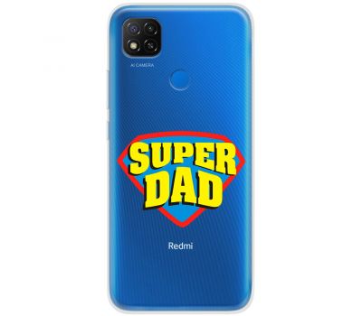 Чохол для Xiaomi Redmi 9C MixCase День батька super Dad