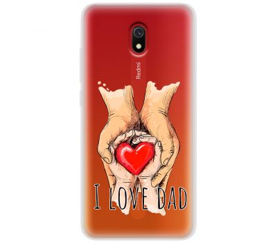 Чохол для Xiaomi Redmi 8A MixCase День батька I Love Dad