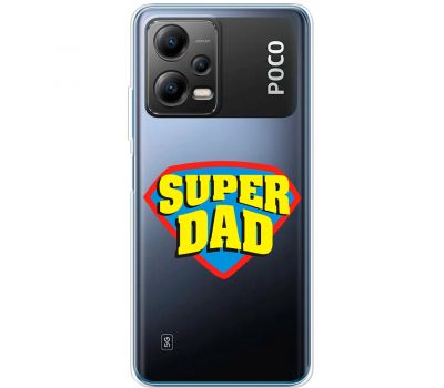 Чохол для Xiaomi Poco X5 / Note 12 5G MixCase День батька super Dad