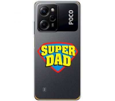 Чохол для Xiaomi Poco X5 Pro / Note 12 Pro MixCase День батька super Dad