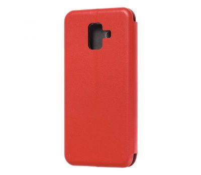 Чохол книжка Premium для Samsung Galaxy A6 2018 (A600) червоний 3203574