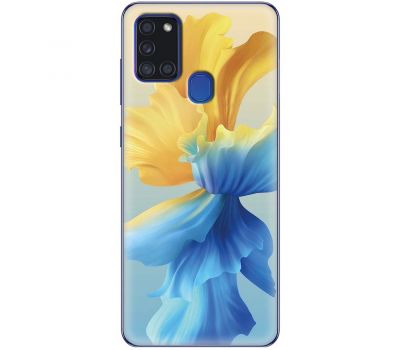 Чохол для Samsung Galaxy A21S (A217) MixCase патріотичні квітка України