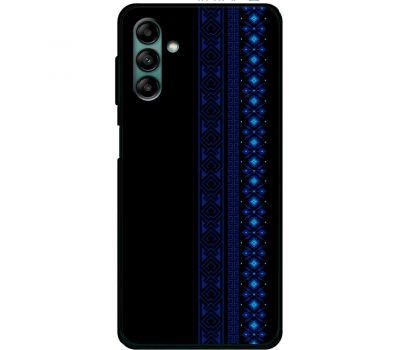 Чохол для Samsung Galaxy A04S (A047) MixCase патріотичні синій колір вишиванки