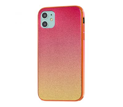 Чохол для iPhone 11 Pro Ambre glass "червоно-золотистий"