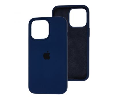 Чохол для iPhone 13 Pro Square Full silicone синій / deep navy