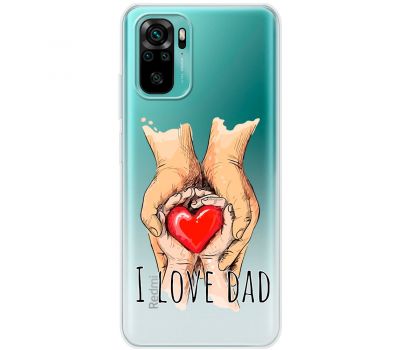 Чохол для Xiaomi Redmi Note 10 / 10s MixCase День батька I Love Dad