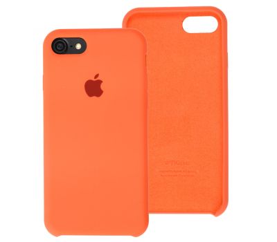 Чохол Silicone для iPhone 7 / 8 / SE20 case світло помаранчевий
