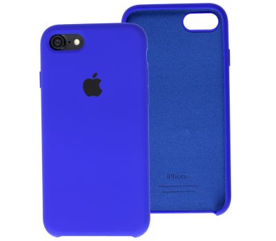 Чохол Silicone для iPhone 7/8/SE20 case shine blue
