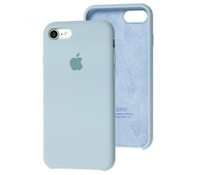 Чохол для iPhone 7 / 8 Silicone case блакитний / lilac blue