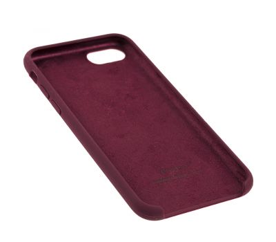 Чохол для iPhone 7 / 8 Silicone case бордовий / plum 3206856