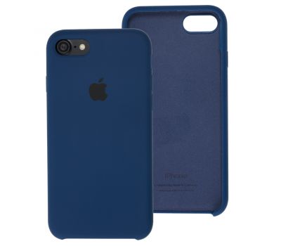 Чохол Silicone для iPhone 7/8/SE20 case blue cobalt