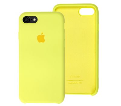 Чохол Silicone для iPhone 7 / 8 / SE20 case лимонний