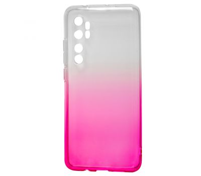 Чохол для Xiaomi Mi Note 10 Lite Gradient Design біло-рожевий