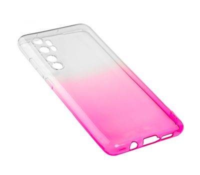 Чохол для Xiaomi Mi Note 10 Lite Gradient Design біло-рожевий 3207339