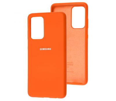 Чохол для Samsung Galaxy A52 Silicone Full помаранчевий