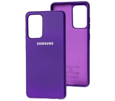Чохол для Samsung Galaxy A52 Silicone Full фіолетовий / purple