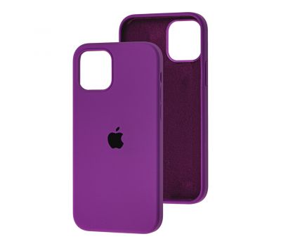 Чохол для iPhone 12 mini Silicone Full фіолетовий / grape