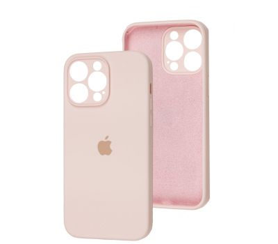 Чохол для iPhone 14 Pro Max Square Full camera chalk pink