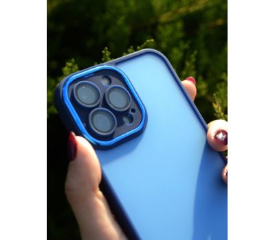 Чохол для Xiaomi Poco X4 Pro 5G Luxury Metal Lens синій 3210923