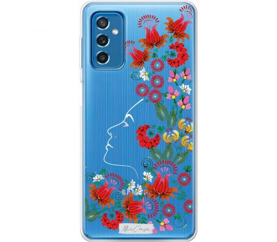 Чохол для Samsung Galaxy M52 (M526) MixCase квіти українська муза