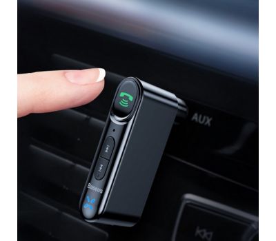 Адаптер AUX Baseus Qiyin car Bluetooth Receiver чорний 3210719