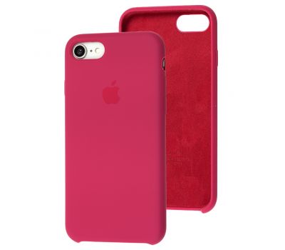 Чохол для iPhone 7 / 8 Silicone case малиновий / pomegranate